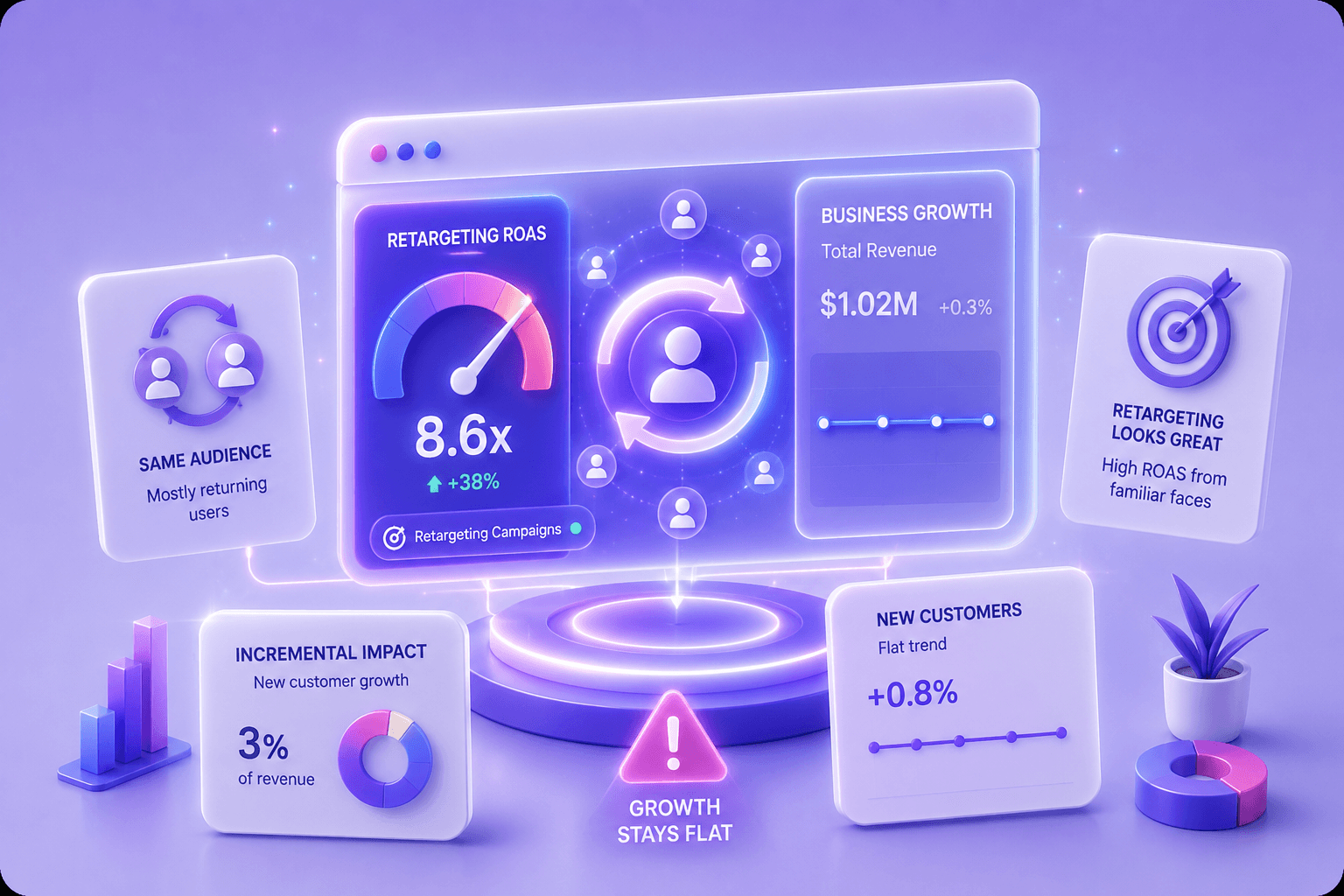 Why retargeting audience does not scale